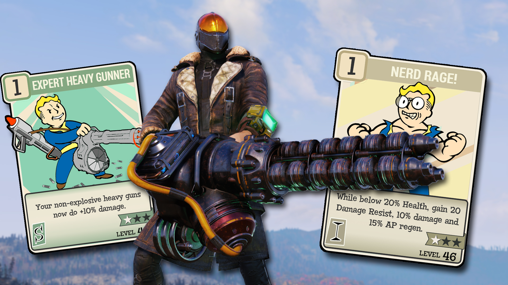 Bloodied Heavy Guns Build Fallout 76 Builds Kevduit