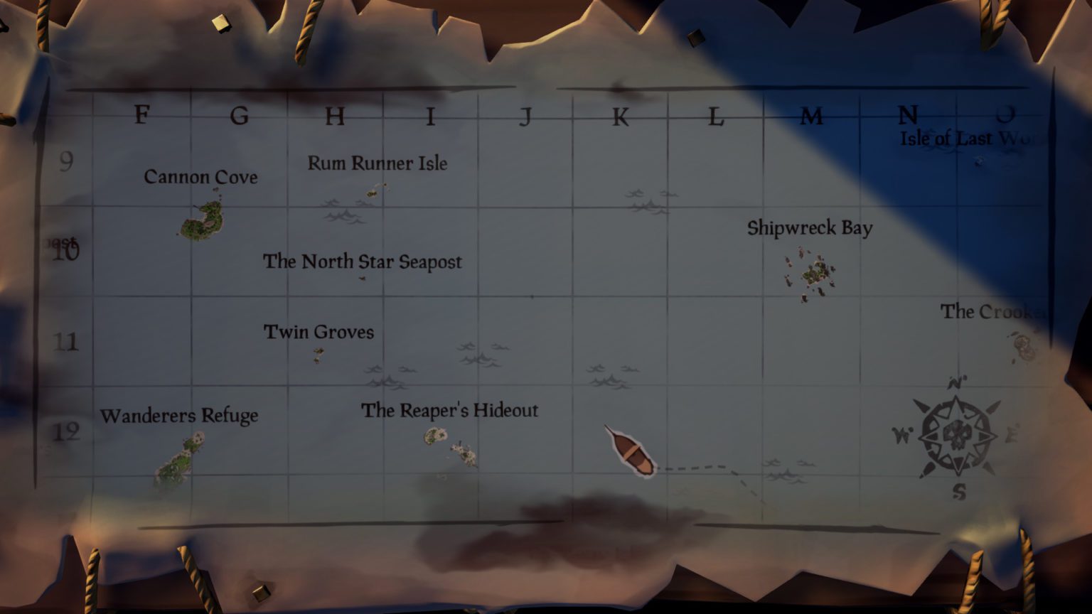 full sea of thieves map